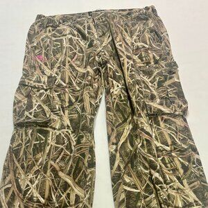 ~~Mossy Oak Cargo Pants Womens XL Camouflage Elastic Waist Hunting Outdoors  SIZ